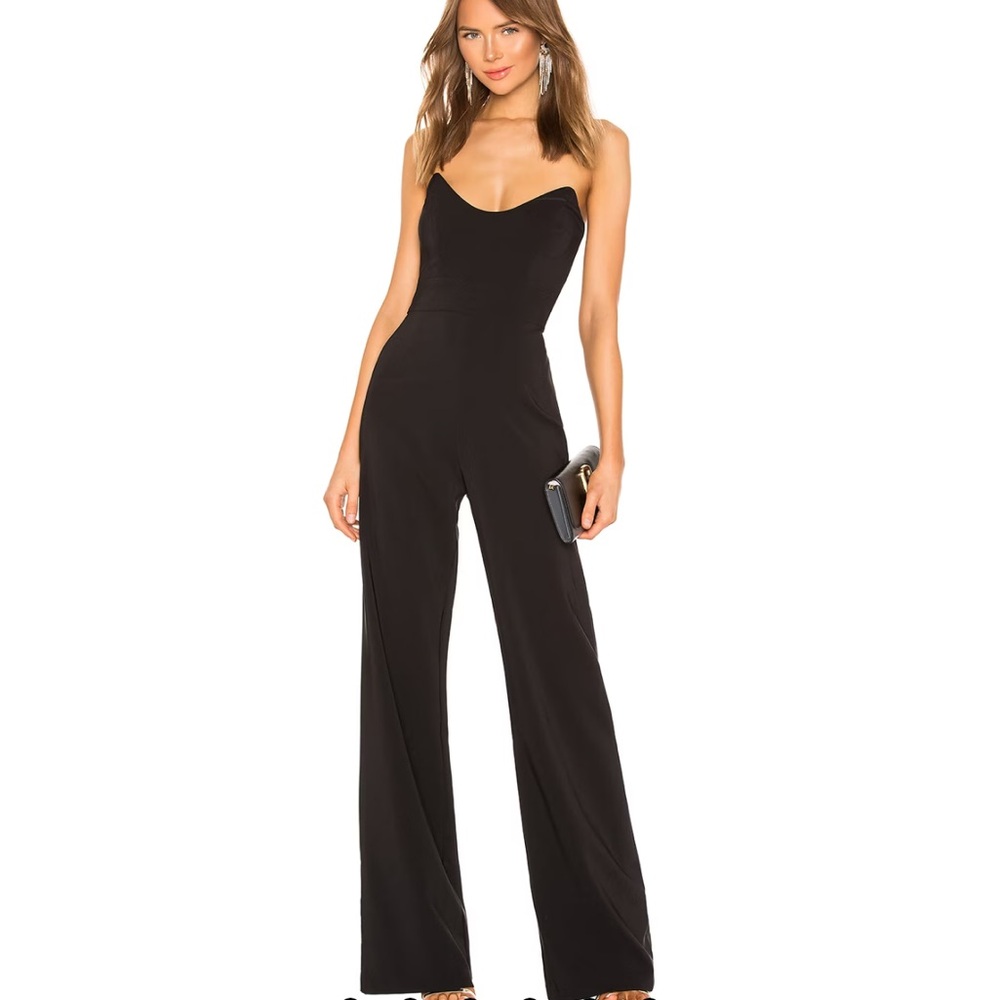 Nookie Revolve Diamond Jumpsuit in Black